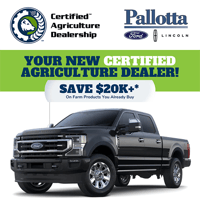 Pallotta Ford Wooster Now Certified Agriculture Dealership Offering AgPack